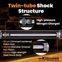 maXpeedingrods Fit 0-5.5" Lifted Rear Shocks for Toyota Tacoma 1995-2004, G1 Upgraded Series