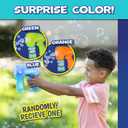 Light Up Bubble Blaster Auto Bubble Blower for Kids, Outdoor Summer & Pool Party Toy (Includes 4oz Solution, Receive One Blaster - Color at Random)