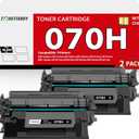 070H/070 high Yield Black Toner Cartridge Compatible for Canon 070H 070 CRG-070 Toner Cartridge with Canon imageCLASS MF465dw MF462dw LBP247dw LBP246dw Printer | 2-Pack 20400 Page