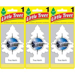 Little Trees True North Scent Air Freshener 3pack