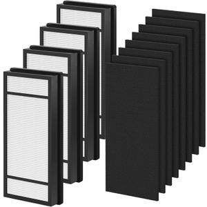 4 Packs HRF-H1 HRF-H2 True HEPA Replacement Filter H Compatible with Honeywell HPA050 HPA150 HPA060 HPA160 HHT055 HHT155 Air Cleaner Purifier with 8 pcs HRF-B1 Activated Carbon Pre-Filters 4 Packs HRF-H1 HRF-H2 True HEPA Replacement Filter H Compatible with Honeywell HPA050 HPA150 HPA060 HPA160 HHT055 HHT155 Air Cleaner Purifier with 8 pcs HRF-B1 Activated Carbon Pre-Filters