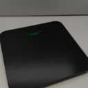 Ovutek Bathroom Scale for Body Weight, Highly Accurate Digital Weighing Machine for People, Upgraded Batteries Included, Compact Size, LED Display, Physician Scale with Sturdy Tempered Glass, 400lb (Black)