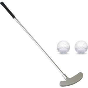 Golf Putter, Two Ways Golf Putters for Men Right/Left Handed-Indoor/Outdoor Mini Kids Club Golf Set-Sturdy Putter Shaft with 2 Plastic Practice Golf Balls for Any Putting Green Mat Home Office