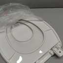 Little2Big Toilet Seat with Built-In Potty Training Seat, Slow Close, Durable Plastic, Made in USA, ELONGATED, White