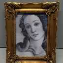 Saysmile 5x7 Vintage Picture Frame with Embossed Flower Design, Ornate Gold Frame for 5x7 Pictures, HandCrafted Resin Antique Frames for Tabletop & Wall Hanging, Home Decor (Bronze)