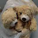 MorisMos Teddy Bear Stuffed Animal 8 Packs 14 in Teddy Bears in Bulk Small Teddy Bear for Centerpiece Baby Shower, Light Brown