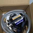 Acquaer Portable Electric Utility Water Transfer Pump 1/10 HP with Suction Hose Kit, Low Suction Water Removal for Water Beds, Pools, Rain Barrel, Aquariums, RV