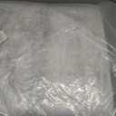 2' x 6' Modern Contemporary Abstract White Faux Wool Non Slip Low Pile Machine Made Runner Rug for Kitchen, Hallway, Bedroom, Living Room