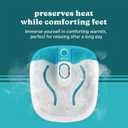 Homedics Bubble Mate Foot Spa, Toe Touch Controlled Foot Bath with Invigorating Bubbles and Splash Proof, Raised Massage Nodes and Removable Pumice Stone