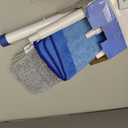 Qaestfy Baseboard Cleaner Tool with Handle, Wall Floor Mop with Extendable Long Handle Duster for Cleaning Window, Floor, Skirting Board, Ceiling, Shower, Tub Tile, Kitchen with 6 Reusable Pads