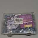 Swpeet 120Pcs 10 Sizes Zinc Plated Mini Fuel Injection Line Style Hose Clamp Assortment Kit Perfect for Automotive, Agriculture, Plant & Construction