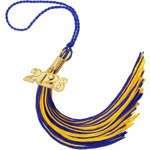 2026 Tassel Graduation, Blue and Gold Graduation Tassel, 2026 Tassel Charms for Graduations Cap Decorations, Tassels Memorial Grad Cords for College High School Graduate Hat Ceremonies Accessories