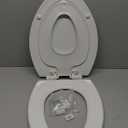 Bemis 1483SLOW 000 Nextstep Wood Elongated Slow-Close Toilet Seat, one-size, White