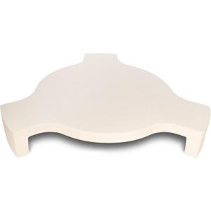 Plate Setter Heat Deflector for Large Big Green Egg, Ceramic Pizza Stone Smoking Stone Big Green Egg ConvEGGtor Accessories, Heat Plate Replacement for Any 18" Kamado Grill, (L)