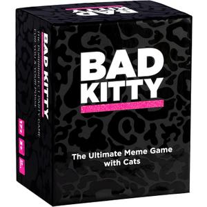 Bad Kitty Party Game - The Ultimate Meme Game with Cats - Exploding with Hilarious Kittens for White Elephant Parties, Stocking Stuffers + Board Games Night with Friends