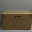 FEPPO Electric Warming Tray, 4-in-1 Food Warmers for Parties Buffet with 10 Temp Settings and Timer, 33"x15" Glass Surface Warming Mat for Food, Modular Buffet Hot Plates for Catering and Gatherings (Black&gold)