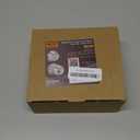 BESTTEN Keyed Same Exterior Door Knob and Single Cylinder Deadbolt Combo Set, Keyed Alike Entry Door Knobs with Lock and Keys for Entrance and Front Door, Satin Nickel