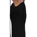 Womens 2025 Summer Backless Bodycon Maxi Dress Spaghetti Strap Halter Formal Cocktail Dresses Wedding Guest (Medium, Black)