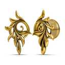 COOEAR Screw Back Stainless Steel Ear Tunnel and Plug Gauges for Earrings, Feather Element Design Piercing Expander Stretchers 0g(8mm).