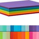 Index Cards 140-Count 5x8 Inch,178 GSM Heavyweight Set of 7 Colors Paper Multicolor Study Cards (Rainbow)