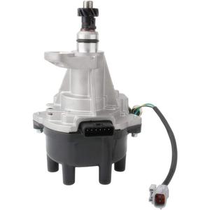 Ignition Distributor with Cap and Rotor Compatible with Nissan 1996-2002 Pathfinder Frontier Xterra Quest Mercury Villager Infiniti QX4 3.3L V6 Only 22100-1W601, 22100-1W600