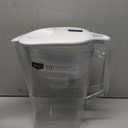 Amazon Basics 10-Cup Pitcher with Filter Compatible with Brita Water Filter Pitcher for Clean, Crisp Water, WQA and NSF Certified, Made in Europe