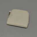 VLANDO Small Travel Jewelry Case, Bridesmaid Gifts, Jewelry Pouch Bags with Zipper, Velvet Jewelry Organizer Storage Bag for Bracelet Rings Earring-Cream White