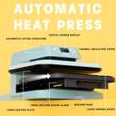 HTVRONT Auto Heat Press Machine for T Shirts - Heat Press 15x15 with Auto Release - Heats Up Fast & Heat Evenly, Professional Machines for HTV, Sublimation, Heat Transfer Projects
