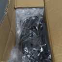 Double Waffle Maker, Belgian Waffle Maker, 6.5 Inch Waffle Iron with 2 Independent Adjustable Temp Knobs & Indicator Lights, Easy-Clean Nonstick Plates, Stainless Steel, Black