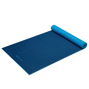 Gaiam Yoga Mat Premium Print Extra Thick Non Slip Exercise & Fitness Mat for All Types of Yoga, Pilates & Floor Workouts, Aubergine Swirl, 6mm