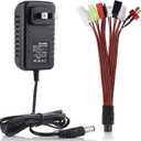 RC Battery Charger for 4.8V 7.2V 8.4V 9.6V NiMH/NiCD Battery Pack, RC Car Charger for Traxxas Battery 2.4V-12V Battery Pack, 2-10