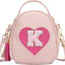 KKXIU Valentines Day Gifts for Kids Gifts for Girls Little Girl Crossbody Bag Small Backpack with Tassel (K)