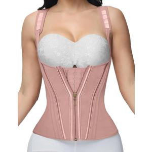 SHAPSHE Waist Trainer for Women, Tummy Control Sports Girdle, Workout Body Shaper with Adjustable Shoulder Strap (XXXL)