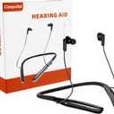 OTC Hearing Aids for Seniors, 55dB Gain Hearing Aids with Bluetooth Rechargeable 30H Battery Life, AI Smart Noise Cancellation, Neckband Earphone Design Lightweight & Comfortable Wear