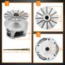 Primary & Secondary Clutch with Puller Tool, Compatible with 2016-2022 Polaris RZR 900/RZR S 900/RZR 4 900/RZR 900 XC/RZR S4 900