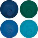 Tervis Travel Lid Made in USA Double Walled Insulated Tumbler Travel Cup Keeps Drinks Cold & Hot, Fits 24oz Tumblers & 16oz Mugs - Assorted Navy Green Blue Turquoise, 4 count (Pack of 1)