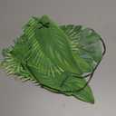 Tropical Palm Leaf Garland Party Decorations, Length 2.6M, 8.5 FT, Green