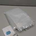 YISURE Clawfoot Tub Clear Short Length 60 Inch Shower Curtain Liner, 180x60 Inch Extra Wide 360 Shower Curtain PEVA Waterproof Wrap Around Bath Tub Curtain