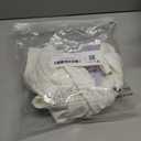 MANGOPOP Women's V Neck Half Sleeve Bodysuit 3/4 Sleeve Slim Fitted Body Suit Sexy Going Out Shirts Tops (Large, A02- White)