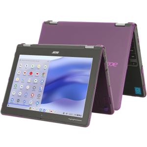 mCover Hard Case Compatible ONLY for 2021~2023 12" Acer Chromebook Spin 512 R853TA Series 2in1 Notebook Computer (NOT Fitting Any Other Models) - Purple