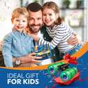 LET'S GO! Boy Toys Age 3-7 Kids Binoculars for Bird Watching|Hiking|Camping Toy for 3 4 5 6 7 Year Old Boy Girl Christmas Birthday Gifts Outdoor Travel Toys for Kid Boys Ages 3-6 Stocking Stuffers