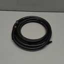 Keepro Rubber Air Hose, Durable Air Compressor Hose 3/8 Inch ID By 10 Feet Long with Swivel Universal Aluminium Quick Coupler and Plug, 300 PSI Maximum Pressure, Black