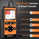 Y2 2.8'' Color Graphing Screen OBD2 Scanner Diagnostic Tool,Enhanced PRO Check and Reset Engine Fault Code,DTC Lookup,O2 Sensor Test,Live Data,Freeze Frame,OBDII Code Reader Tool for All Cars