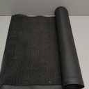 GORILLA GRIP Traffic Guard Door Mat, 72x48, Heavy Duty Welcome Mats, Commercial Office Space Doormat, Waterproof, Fade Resistant, Strong Rubber Backing, Low Profile, Shoe and Boot Scraper, Jet Black