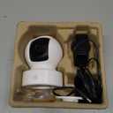 Kasa 1080p Indoor Pan/Tilt Wired Security Camera - Works as a Baby & Pet Monitor, Motion Detection & Tracking, 2-Way Audio, Night Vision, Subscription-Free Local Storage or Optional Cloud, EC70 (White)