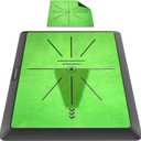 Golf Hitting Mat, Golf Training Mat for Swing Path Feedback Detection Batting,Extra Replaceable Golf Practice Mat 16"x12", Golf Gifts for Men Women for Home Indoor Outdoor