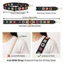 SCINYMC Phone Lanyard Crossbody with Zipper Pouch, Adjustable Phone Strap with Detachable Wallet/Wrist, Holds Multiple Cards & Cash, Clip and Go Strap Women/Teacher Gift for All Phone, Embroidered