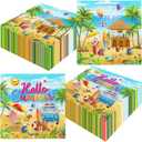 40Pcs Beach Paper Napkins Party Supplies Hello Summer Beach Theme Napkins Disposable Tropical Napkin for Hawaiian Pool Birthday Party Decorations