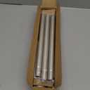 Brushed Nickel Shower Curtain Rod Adjustable 43-78 inch, 1"Diameter Spring Tension Curtain Rod No Drill, Anti-Rust Non-Slip Shower Rod for Bathroom Tension Rod