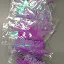 Patelai Glitter Star Garland Banner 2026 Graduation Decor 130 Feet Star Hanging Banner Twinkle Backdrop for Party Birthday Classroom Wedding Supplies(Holographic Purple)